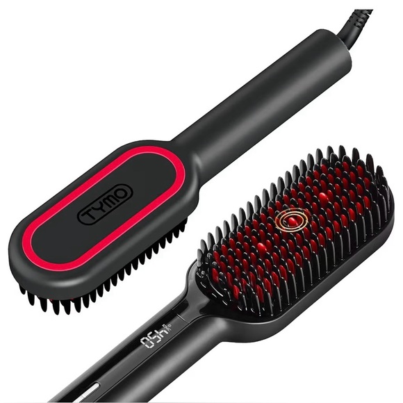 Tymo Other - TYMO Black and Red Hair Straightening Brush